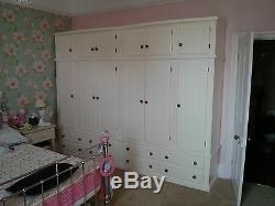 Pine Furniture Classique 6 Door 8 Drawer Ex-large Robe+ Topbox No Flat Packs