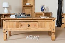 Premium Corona Solid Pine Mexican Style Living, Dining and Occasional Furniture
