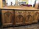 Quality / Vintage French Louis XV Style 4 Door/2 Drawer Large Sideboard