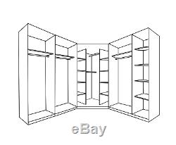 Reflect Large Bedrom Set Optional 9 Door Wardrobe 2 3 5 6 Drawer Chest Bedsides