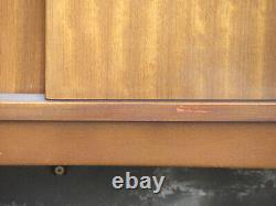 Retro 1960s Nathan Large Teak Sideboard with Sliding Doors & Three Drawers