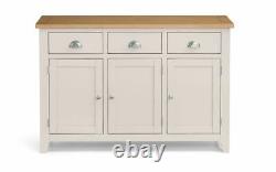 Richmond 3 Door 3 Drawer Sideboard Grey and Oak Assembled 2 Man Delivery