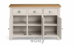 Richmond 3 Door 3 Drawer Sideboard Grey and Oak Assembled 2 Man Delivery