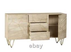 Rook Extra Large Sideboard 3 Drawers and 2 Doors