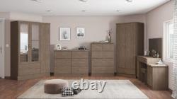 Rustic Oak Effect Large Bedroom Range NADINE