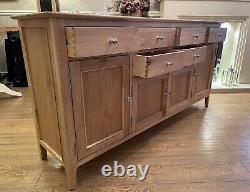 Sadie Oak Large Sideboard 4 Door 6 Drawer Rrp £709