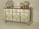 Sahara Antique Gold Mirrored Glass 3 Drawer 3 Door Large Cabinet Sideboard
