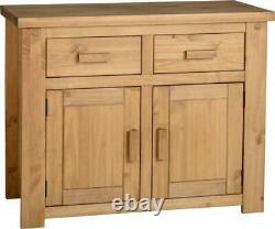 Seconique Tortilla 2 Door 2 Drawer Sideboard Distressed Waxed Pine