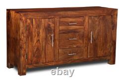 Sheesham Cube Large Sideboard (c6)