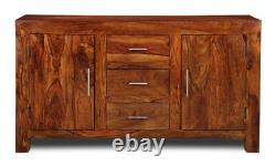 Sheesham Cube Large Sideboard (c6)