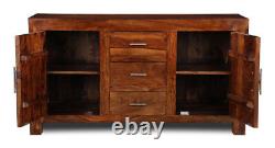 Sheesham Cube Large Sideboard (c6)