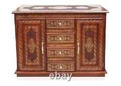 Sheesham Wood Large Sideboard Indian Furniture 2 Door +4 Drawer Cabinet Storage