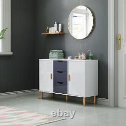 Sideboard 3 Drawer 2 Door Large Cupboard Cabinet MDF Furniture