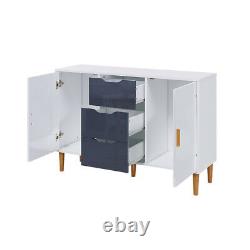 Sideboard 3 Drawer 2 Door Large Cupboard Cabinet MDF Furniture