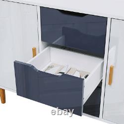 Sideboard 3 Drawer 2 Door Large Cupboard Cabinet MDF Furniture