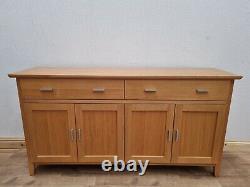 Sideboard 4 Drawer Large Storage Unit Sideboard Pine Buffet Hall Storage Used