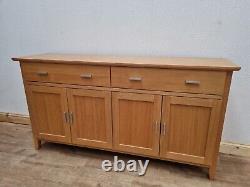 Sideboard 4 Drawer Large Storage Unit Sideboard Pine Buffet Hall Storage Used