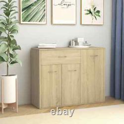Sideboard Chipboard Cabinet Organiser Buffet Server with 1 Large Drawer &3 Doors