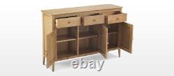 Slight Seconds Hayman Oak Large Sideboard 3 Door/3 Drawers