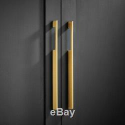 Solid Brass Gold Door And Drawer Cabinet Wardrobe Pull Handles Different Sizes