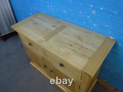 Solid Oak 2door 2dovetailed Drawer Large Sideboard / Tv Cabinet More Listed