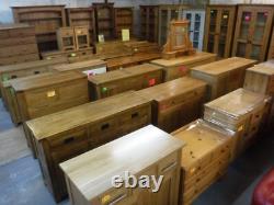 Solid Oak 2door 2dovetailed Drawer Large Sideboard / Tv Cabinet More Listed
