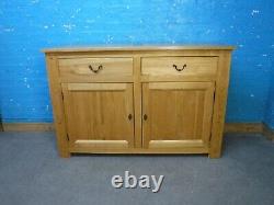 Solid Oak Chunky 2door 2dovetailed Drawer Sideboard / Large Depth More Listed