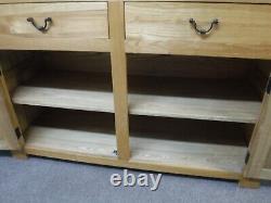 Solid Oak Chunky 2door 2dovetailed Drawer Sideboard / Large Depth More Listed