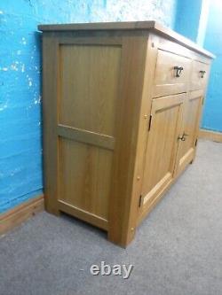 Solid Oak Chunky 2door 2dovetailed Drawer Sideboard / Large Depth More Listed