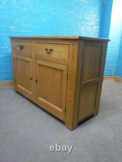 Solid Oak Chunky 2door 2dovetailed Drawer Sideboard / Large Depth More Listed