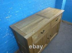 Solid Oak Chunky 2door 2dovetailed Drawer Sideboard / Large Depth More Listed