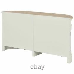 Solid Wood Sideboard Cupboard Storage Cabinet Large Unit 4 Doors Drawers Painted