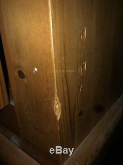 Solid pine, Large 4 door wardrobe with drawers