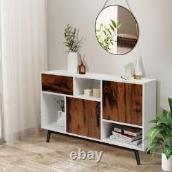 Storage large retro sideboard cabinet 1 drawer 2 doors net weight capacity