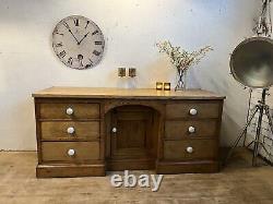 Stunning Large Old Early Victorian Country House Pine Dresser / Sideboard