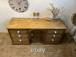 Stunning Large Old Early Victorian Country House Pine Dresser / Sideboard