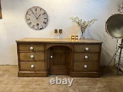 Stunning Large Old Early Victorian Country House Pine Dresser / Sideboard