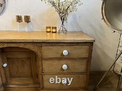 Stunning Large Old Early Victorian Country House Pine Dresser / Sideboard