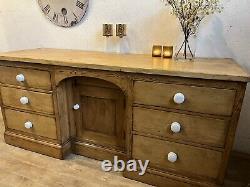 Stunning Large Old Early Victorian Country House Pine Dresser / Sideboard