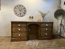 Stunning Large Old Early Victorian Country House Pine Dresser / Sideboard