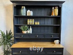 Superb Large Vintage Pine Dresser / Pine Drawers / Cupboard / Pine Sideboard