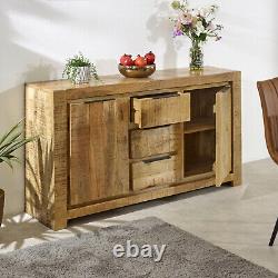 Surrey solid wood large sideboard 2 door 3 drawer