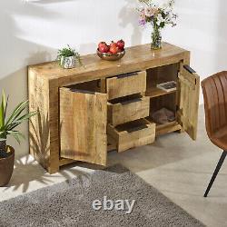 Surrey solid wood large sideboard 2 door 3 drawer