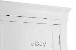 Sussex White Painted 2 Door 4 Drawer Wardrobe / Large White Wardrobe / In Stock