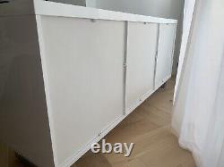 Sydney Large High Gloss Sideboard Unit 2 x Doors 3 x Drawers in White Rrp £599