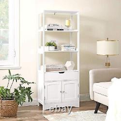 Tall Kitchen Larder Cupboard Large Pantry Storage Cabinet Shelving Unit Drawer