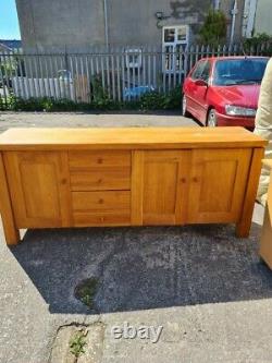The Old Oak Collection Large Oak Sideboard Cabinet with Drawers & Doors CS K16
