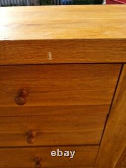 The Old Oak Collection Large Oak Sideboard Cabinet with Drawers & Doors CS K16