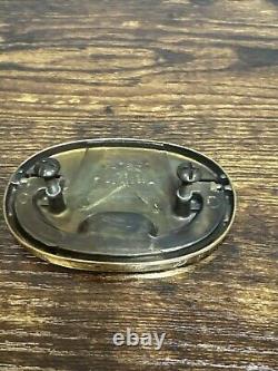 Thomasville Drawer Pull Brass Campaign Style Large Door Cabinet Dresser Hardware