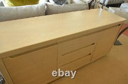 Tibro Sideboard Large 2 Door 3 Drawer Solid Oak and Veneers British EX DISPLAY